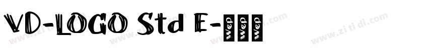 VD-LOGO Std E字体转换